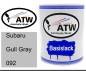 Preview: Subaru, Gull Gray, 092: 1L Lackdose, von ATW Autoteile West.